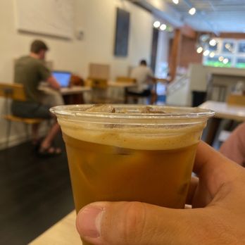 Slow By Slow Coffee Bar - First ever Blueberry coffee drink! I'm surprised that it really tastes like blueberries! - Coffee & Tea Near Me - Boise, Idaho Slow By Slow Coffee Bar - First ever Blueberry coffee drink! I'm surprised that it really tastes like blueberries! - Coffee & Tea Near Me - Boise, Idaho