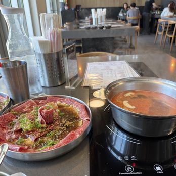 Mokkoji Shabu Shabu - Large mokkoji cut and spicy miso broth - Japanese Near Me - Milpitas, California Mokkoji Shabu Shabu - Large mokkoji cut and spicy miso broth - Japanese Near Me - Milpitas, California