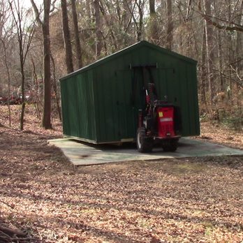 Westwood Sheds - Getting it set in just the right spot.... - Sheds & Outdoor Storage Near Me - Monroe, Georgia Westwood Sheds - Getting it set in just the right spot.... - Sheds & Outdoor Storage Near Me - Monroe, Georgia