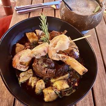 Tikis Grill & Bar - Braised Lamb & Jumbo Shrimp - Seafood Near Me - Honolulu, Hawaii Tikis Grill & Bar - Braised Lamb & Jumbo Shrimp - Seafood Near Me - Honolulu, Hawaii