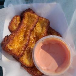 Sarita's Food Truck - queso frito and mayoketchup