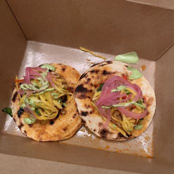 Charred Hanover - Shrimp tacos - American Near Me - Mechanicsville, Virginia