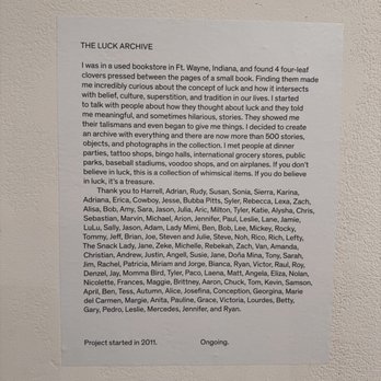 Contemporary at Blue Star - The luck archive (4/2026) - Art Museums Near Me - San Antonio, Texas