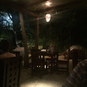 Encanto Cantina - Garden eating area - Seafood Near Me - Tulum, ROO