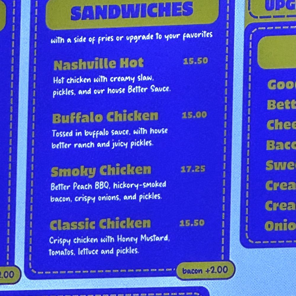 Better Burger - Part of the menu board at Best Burger. - Burgers Near Me - Liverpool, New York Better Burger - Part of the menu board at Best Burger. - Burgers Near Me - Liverpool, New York
