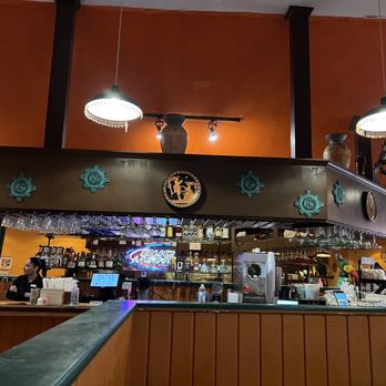 Merida Restaurant - the bar and counter area - Mexican Near Me - Houston, Texas