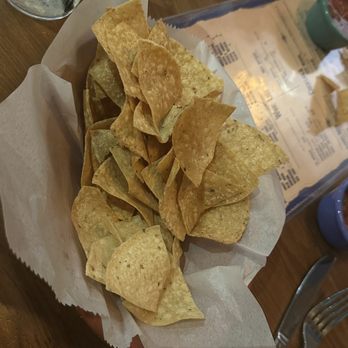 Yolanda's Mexican Cafe - I separated the good chips from the bad, can you tell which ones they are? Don't chip a tooth on the other ones, you better guess right haha - Mexican Near Me - Oxnard, California