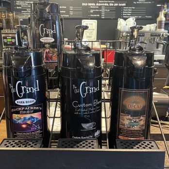 The Old Grind - a variety of bottles of wine - Coffee & Tea Near Me - Hinton, Alberta