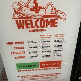 Wienerschnitzel - Hours - Hot Dogs Near Me - Chula Vista, California Wienerschnitzel - Hours - Hot Dogs Near Me - Chula Vista, California