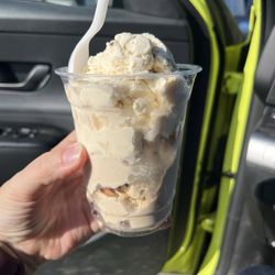 Long Beach Dairy Maid - Kiddie -- peanut butter cup & toll house cookie.
