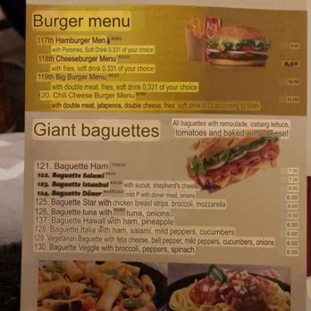 Star Pizzeria - Menu - Sandwiches Near Me - Isernhagen, NI Star Pizzeria - Menu - Sandwiches Near Me - Isernhagen, NI
