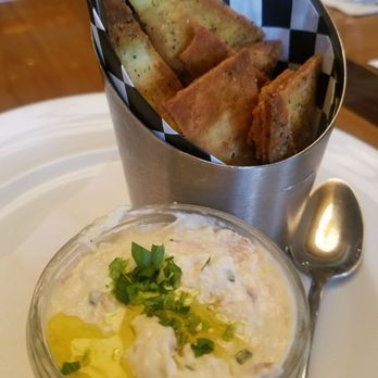 Marlow's Tavern - Smoked trout dip with pita chips - Burgers Near Me - Tucker, Georgia