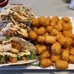 The Profile Tavern - Fish tacos and tater tots