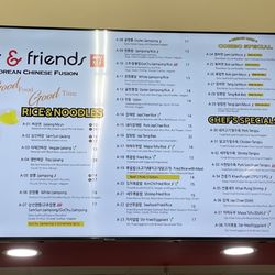 Noodle & Friends - Menu