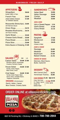 Menu photo 3 Villa Nova Stickney Stickney, IL
