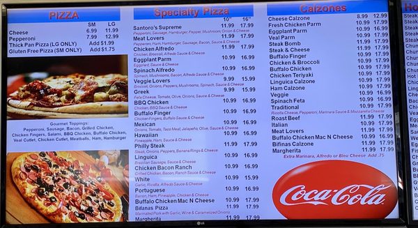 Menu photo 2 Santoro's Sub Shop Lowell, MA