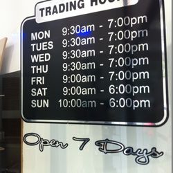 Jet Hairstylist - Trading hours