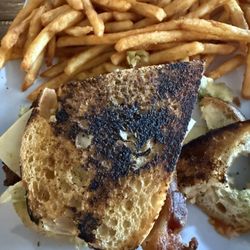 Iron Mountain Bar & Grill - Burnt sandwich