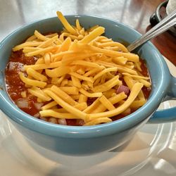 Paradise Island Saloon - Bowl of Chili with Onions and Cheese