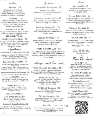 Menu photo 5 Beneci's D'Italia Cucina Weehawken, NJ Menu photo 5 Beneci's D'Italia Cucina Weehawken, NJ