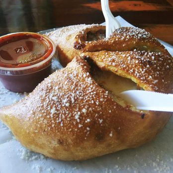 Stumpy's Pizza & Subs - Calzone with the butcher pizza ingredients and marinara sauce - Pizza Near Me - Phoenix, Arizona