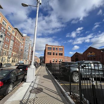 SoWa Power Station - a street scene with cars parked on the side of the road - Venues & Event Spaces Near Me - Boston, Massachusetts