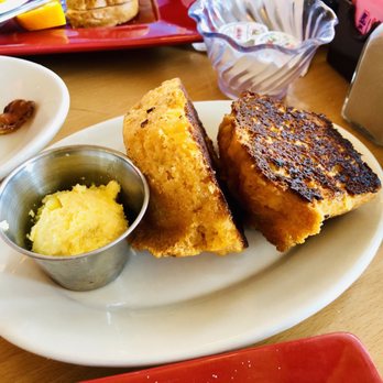 Toasted Mango Cafe - Wow!!!  Orange-Mango Muffin w/ Mango Butter - Cafes Near Me - Sarasota, Florida