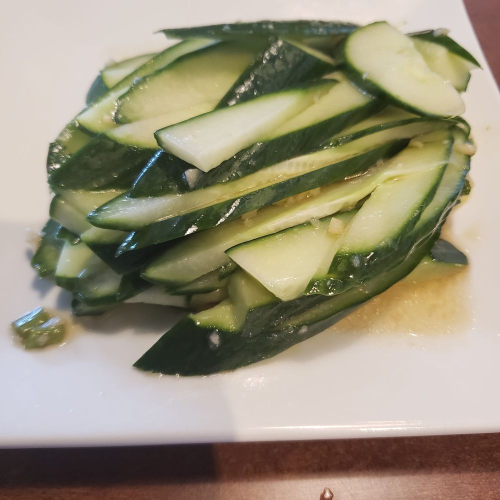 J's Kitchen - Smashed Cucumber Salad w/ Garlic Sauce - Chinese Near Me - Naperville, Illinois J's Kitchen - Smashed Cucumber Salad w/ Garlic Sauce - Chinese Near Me - Naperville, Illinois