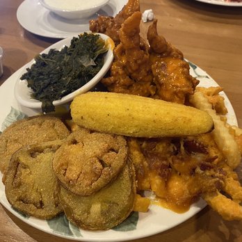 Ramsey's Diner - Andover - Buffalo tenders with fried green tomatoes and fries with cheese and bacon - Diners Near Me - Lexington, Kentucky Ramsey's Diner - Andover - Buffalo tenders with fried green tomatoes and fries with cheese and bacon - Diners Near Me - Lexington, Kentucky