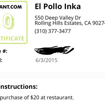 El Pollo Inka - Peruvian Near Me - Rolling Hills Estates, California