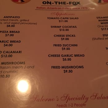 Salerno's On the Fox - We love the pizza here!!!!! - Italian Near Me - St. Charles, Illinois Salerno's On the Fox - We love the pizza here!!!!! - Italian Near Me - St. Charles, Illinois