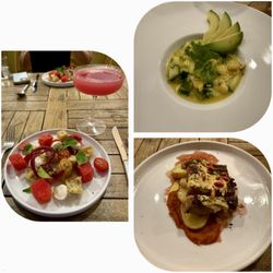 The Frenchie Boutique Hotel - Watermelon Sugar cocktail, Panzanella, Ceviche, Steak Au Poivre