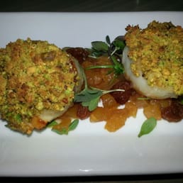 Pistachio Crusted Scallops