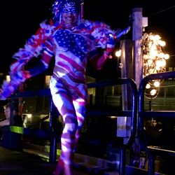Living Art Expo - Red white and blue