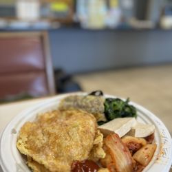 Aloha Korean Bbq - Fish Jun Plate. No rice (5 sides)