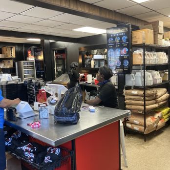 Chicken’s Kitchen - Background behind the check out. - Soul Food Near Me - Harvey, Louisiana