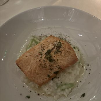 Carmine's - Salmon with risotto - Italian Near Me - Seattle, Washington