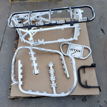 Randy Ellis Design - Strip Sandblast Powder coat. Frame gusset kit getting tig welded on.. Just another project getting started - Metal Fabricators Near Me - Phoenix, Arizona Randy Ellis Design - Strip Sandblast Powder coat. Frame gusset kit getting tig welded on.. Just another project getting started - Metal Fabricators Near Me - Phoenix, Arizona