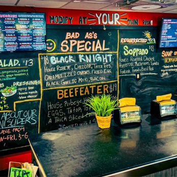 Bad As's Sandwich - Menu Board - Sandwiches Near Me - Orlando, Florida