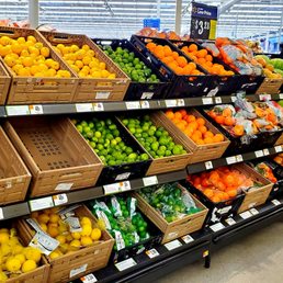 Produce aisle. Produce aisle.