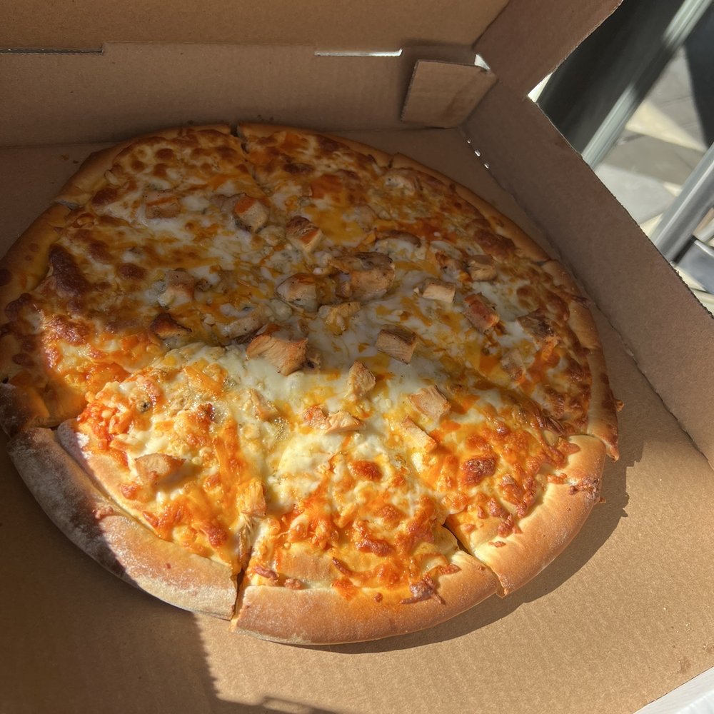 Happy Hours Bar & Grill - Buffalo chicken pizza - Sports Bars Near Me - Lancaster, California Happy Hours Bar & Grill - Buffalo chicken pizza - Sports Bars Near Me - Lancaster, California