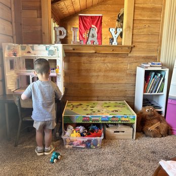 Funky Buffalo - Children's area with plenty of toys, books, and coloring. - Coffee & Tea Near Me - Camdenton, Missouri