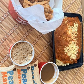 Jollibee - Bucket B with adobo rice - Fast Food Near Me - Roseville, California