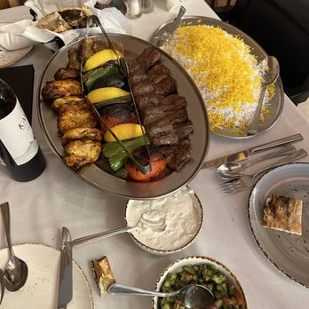Pardis - Chicken Koobideh, Koobideh (Combo), Mast-O-Khiar, Bread, Lamb Kabob - Persian/Iranian Near Me - Glendale, California Pardis - Chicken Koobideh, Koobideh (Combo), Mast-O-Khiar, Bread, Lamb Kabob - Persian/Iranian Near Me - Glendale, California