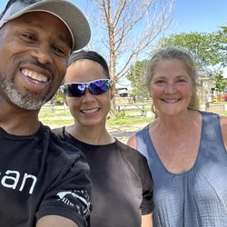 Goodland KOA - Neal, Natalie and Dawn hanging out exchanging camp stories we learned a lot hope to see you and Frankie again soon!