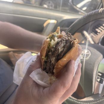 Burger Shack - Jalapeño burger with an extra patty and grilled mushrooms added. - Ice Cream & Frozen Yogurt Near Me - Carmichael, California