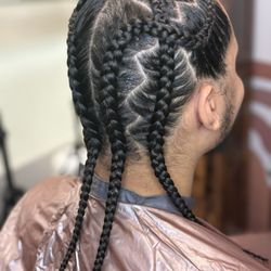 Game Loc’d Hair Studio - 4 styled braids