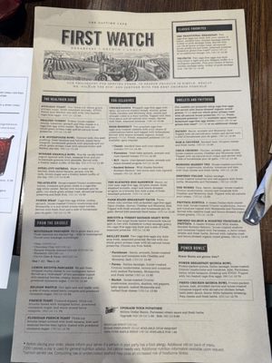 Menu photo 2 First Watch Oro Valley, AZ Menu photo 2 First Watch Oro Valley, AZ