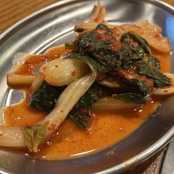 Dae Bak Korean Restaurant - Mustard green kimchi - Korean Near Me - Flushing, New York