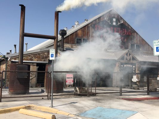 Photo of Hard Eight BBQ - The Colony, TX, US. Smoker at Hard 8.